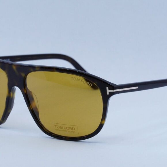 🕶️ New Tom Ford Prescott FT1027 52E Sunglasses - Havana Frame, Brown Lenses - Picture 3 of 11